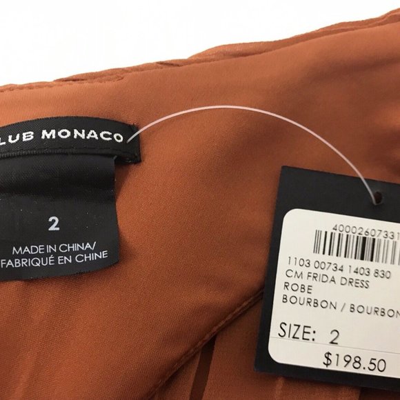 NWT Club Monaco one shoulder dress - Picture 7 of 7